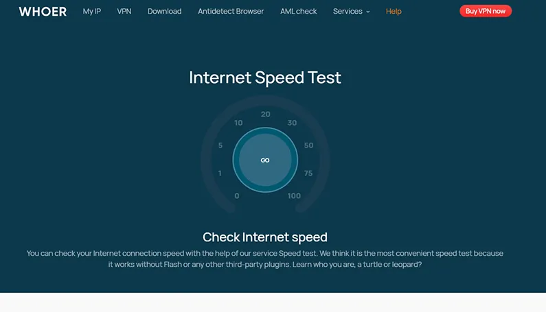 如何使用 Whoer 檢查 IP 位址和瀏覽器指紋
